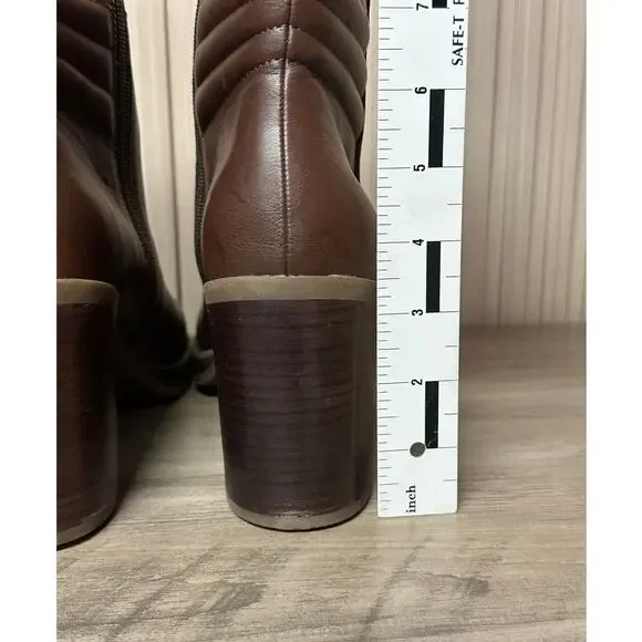 Korks by Kork-Ease Moergan Brown Block Heel Boots Women’s Size 9.5M - Picture 5 of 12